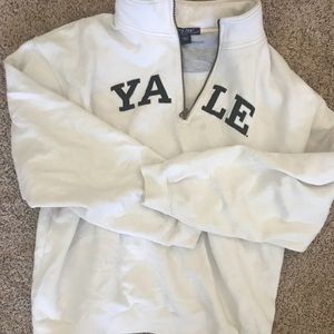 Men’s sweatshirt half Zip.  Large. Yale